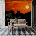 US 163 Sunset Mural Wallpaper - room preview 03