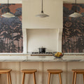 Tranquil Pinescape, Sunset Mural Wallpaper - room preview 03