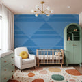 Seafood Ocean Light Blue Mural Wallpaper - room preview 03