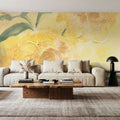 Dimensional Peony I Mural Wallpaper - room preview 03