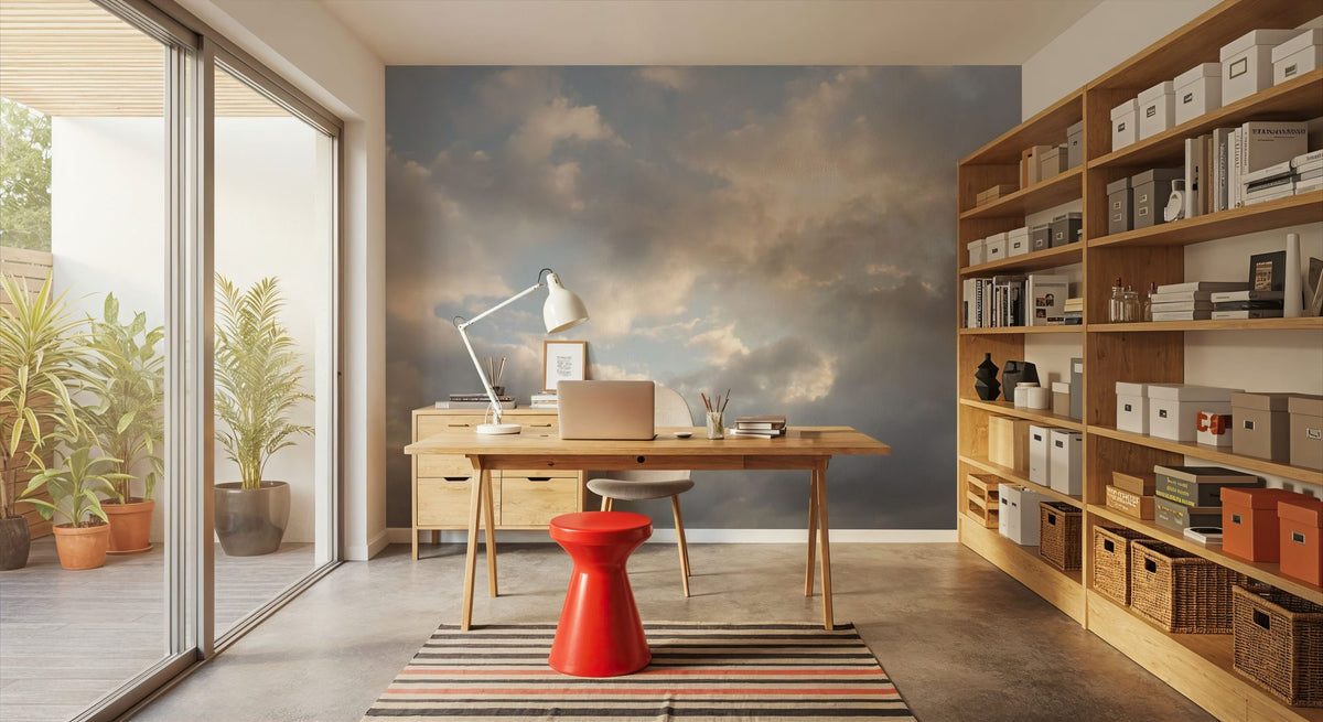 Cloudy Sky Mural Wallpaper - room preview 03