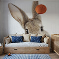 Peekaboo Bunny Mural Wallpaper - room preview 03