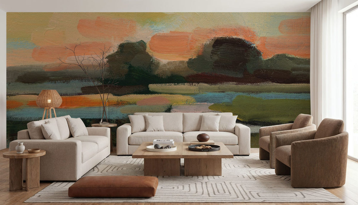 Westlake View Mural Wallpaper - room preview 03