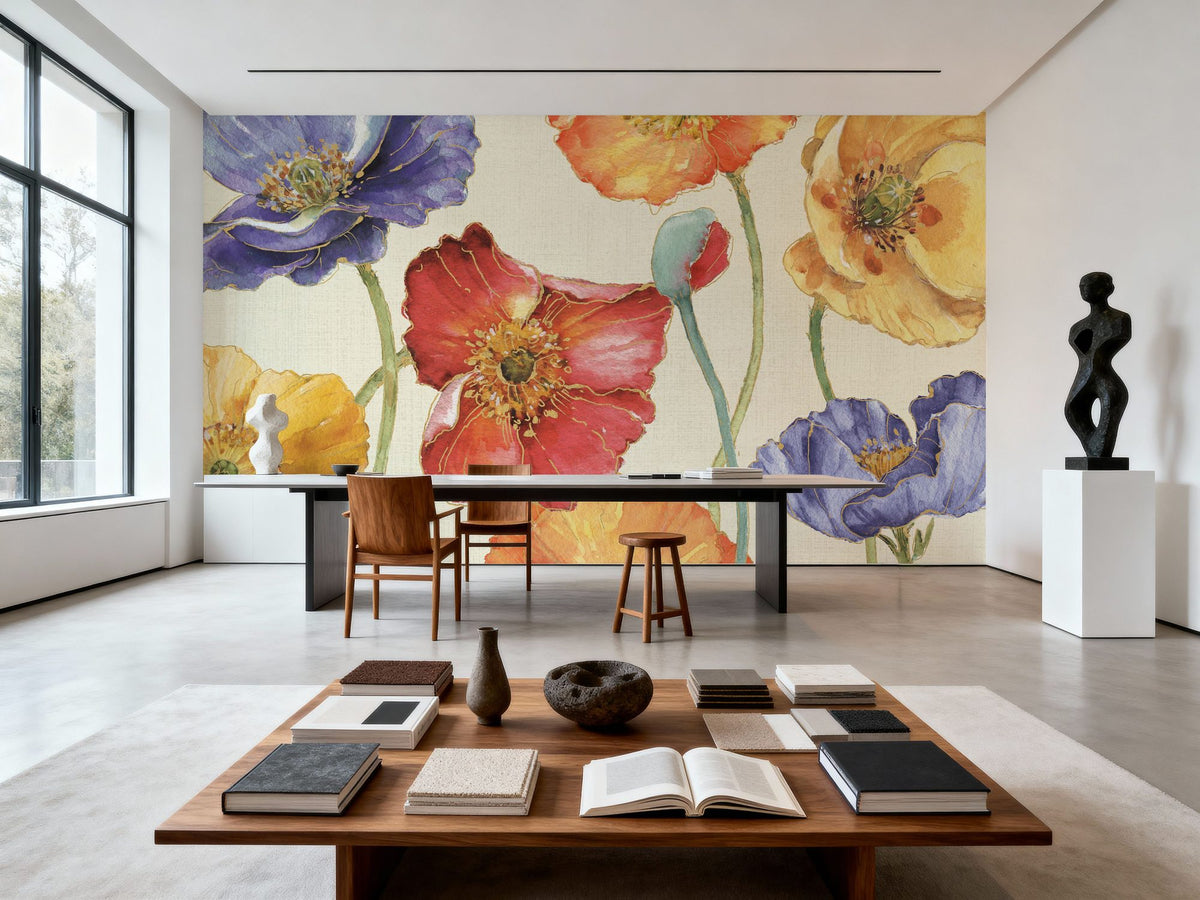 Autumn Softies Mural Wallpaper - room preview 03