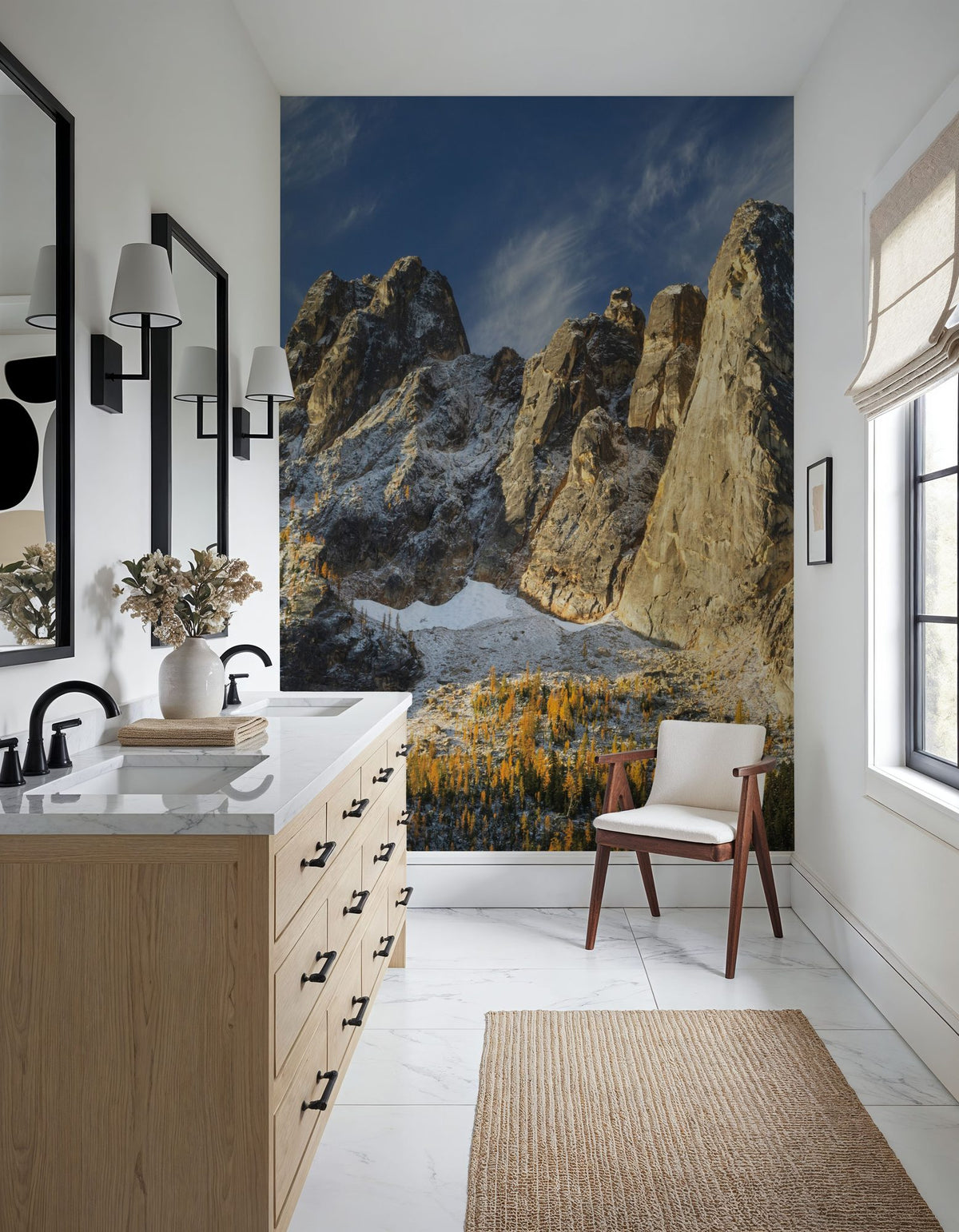 Liberty Bell Mountain Mural Wallpaper - room preview 03