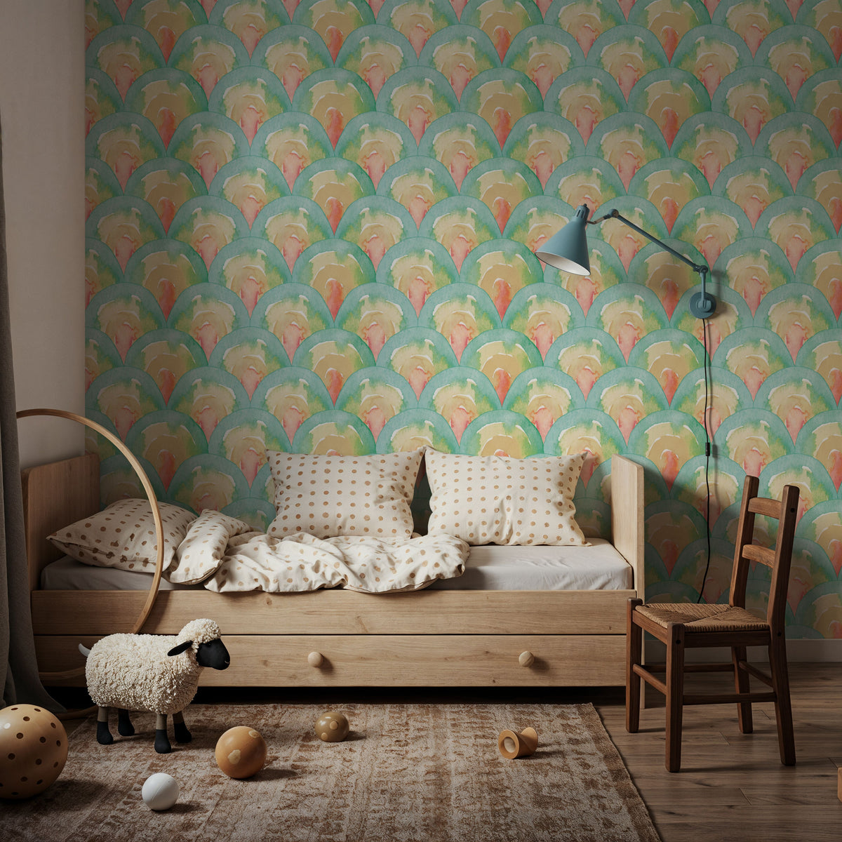Surf Times Mural Wallpaper - room preview 03