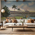 Greetings From Gulfstream Park Mural Wallpaper - room preview 03