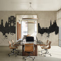 York England Skyline Concrete Mural Wallpaper - room preview 03