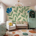 Botanical Bliss II Mural Wallpaper - room preview 03