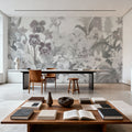 The Tenderness of Orchids, Washed Mural Wallpaper - room preview 03