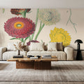 Flower Market Chart I Mural Wallpaper - room preview 03