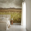 Sawtooth Mountains Panorama Mural Wallpaper - room preview 03
