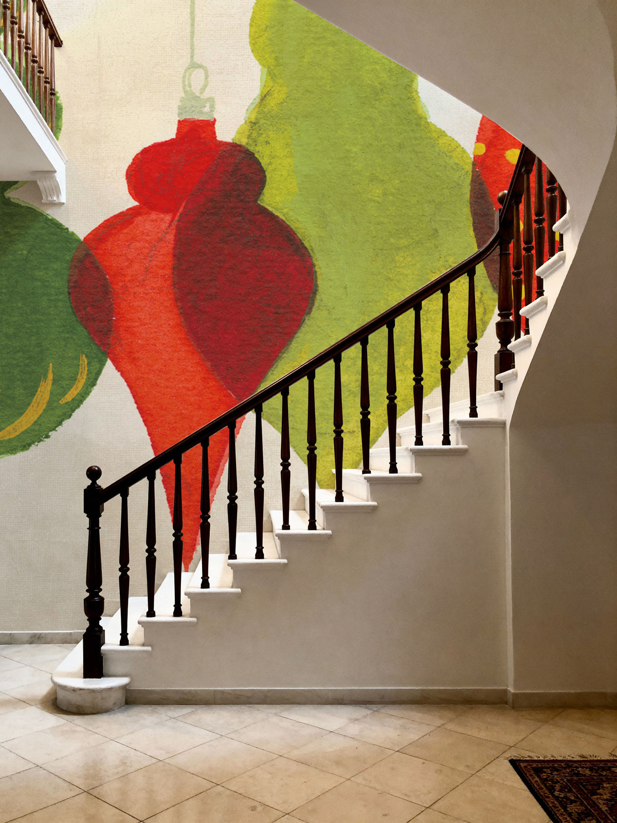 Festive Decorations Ornaments Mural Wallpaper - room preview 03