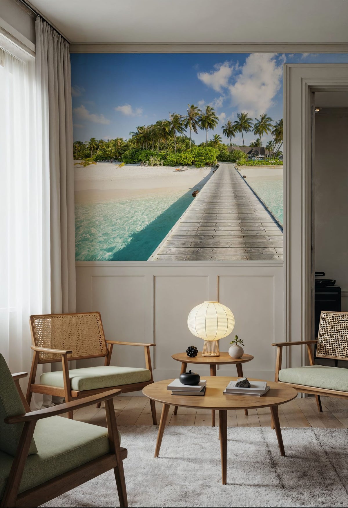 Luxury Beach Mural Wallpaper - room preview 03