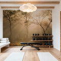 Beautiful Reflection in Autumn Mural Wallpaper - room preview 03