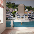 Harbor Village Mural Wallpaper - room preview 03