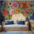 Surprise Florals II Mural Wallpaper - room preview 03