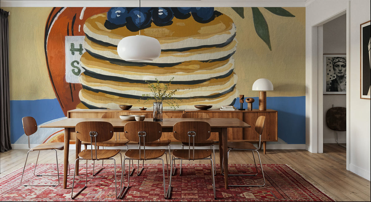 Pancake Day Mural Wallpaper - room preview 03