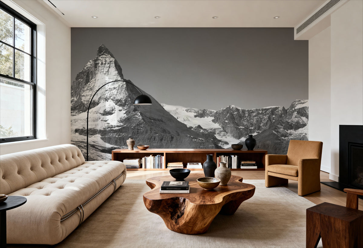 Alpine Summit Mural Wallpaper - room preview 03