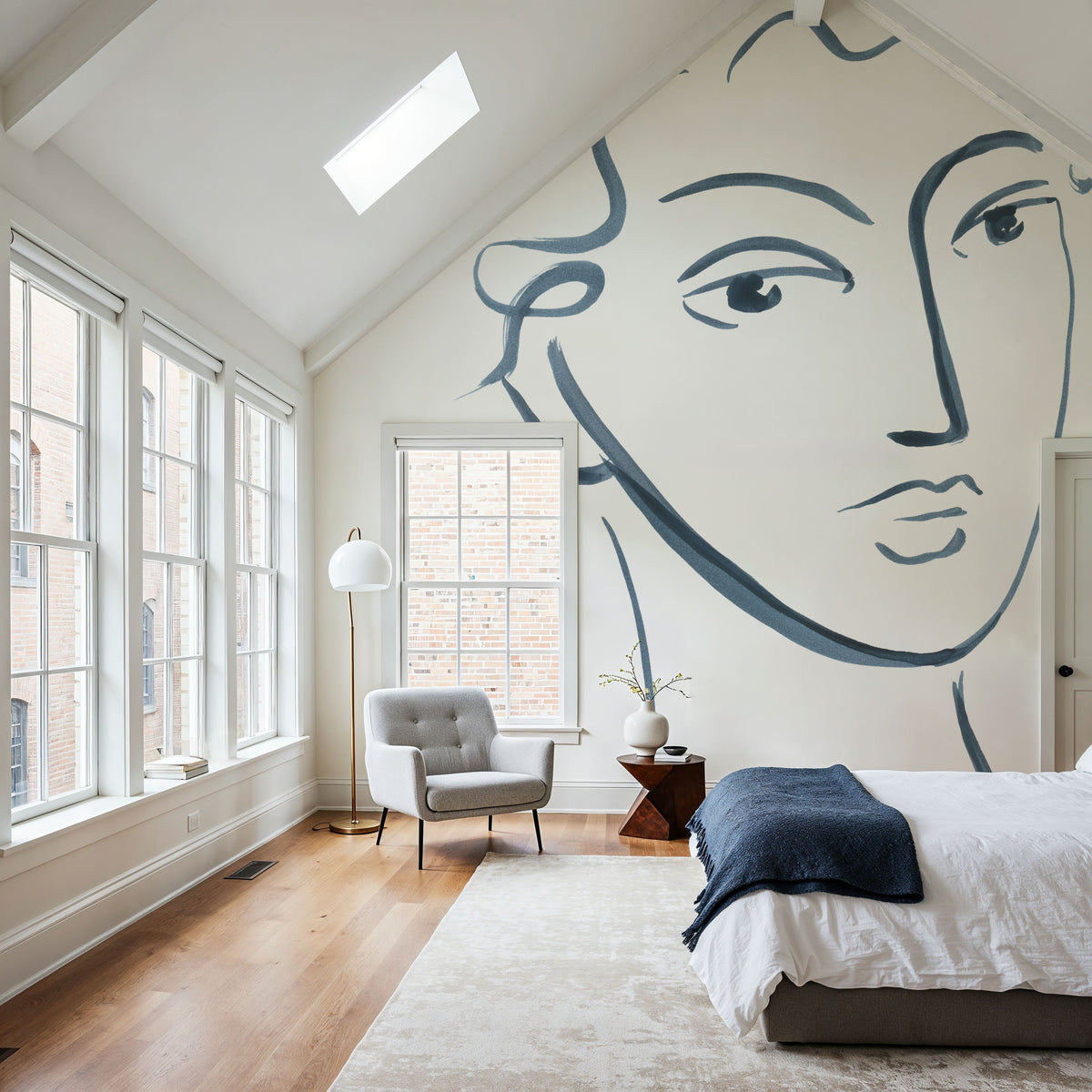 Whimsy Portrait I Mural Wallpaper - room preview 03