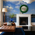 Clouds Over the Statue of Liberty Mural Wallpaper - room preview 03