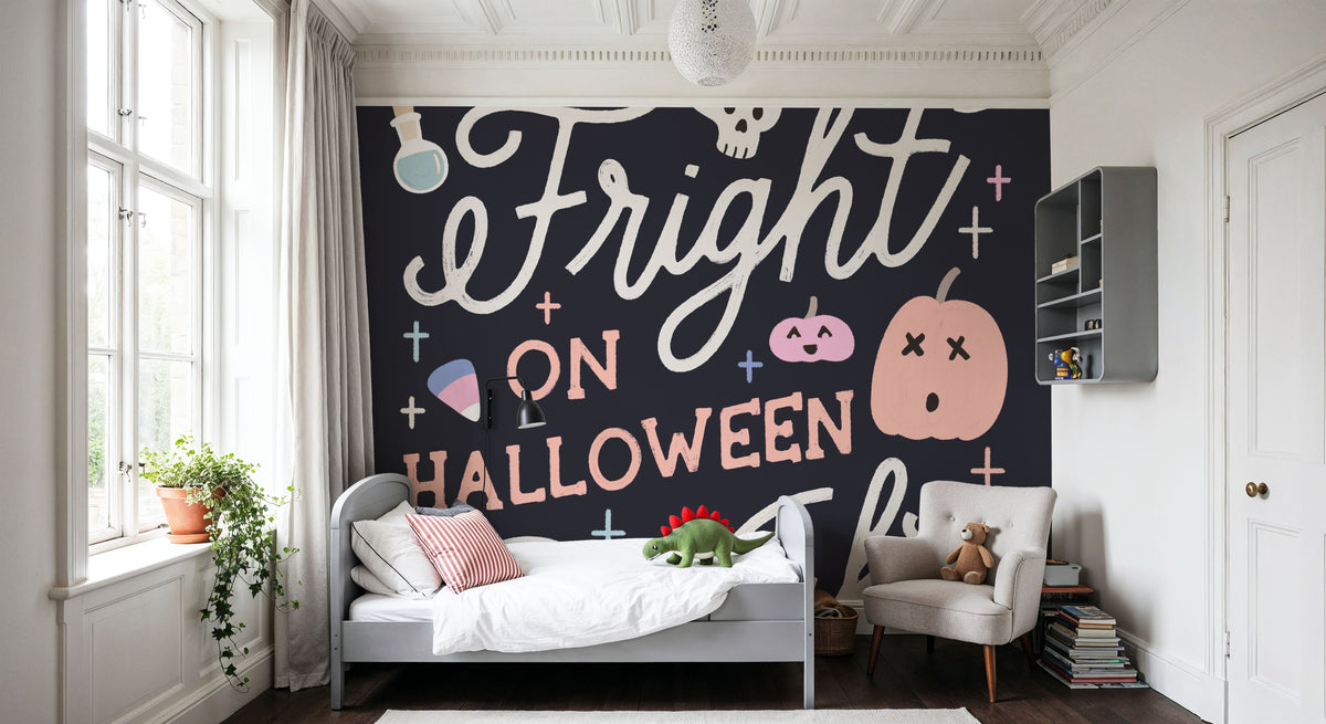 Trick or Treat VII Pastel Mural Wallpaper - room preview 03