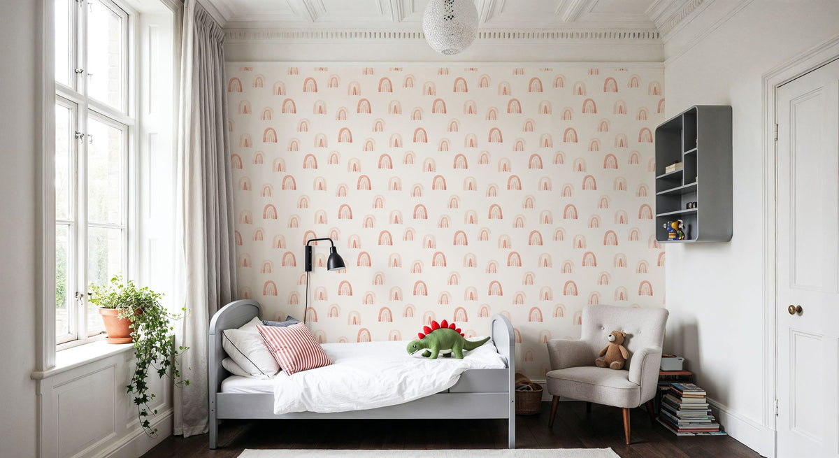Baby Rainbows Mural Wallpaper - room preview 03