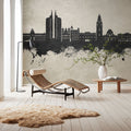 Murcia Spain Skyline Concrete Mural Wallpaper - room preview 03