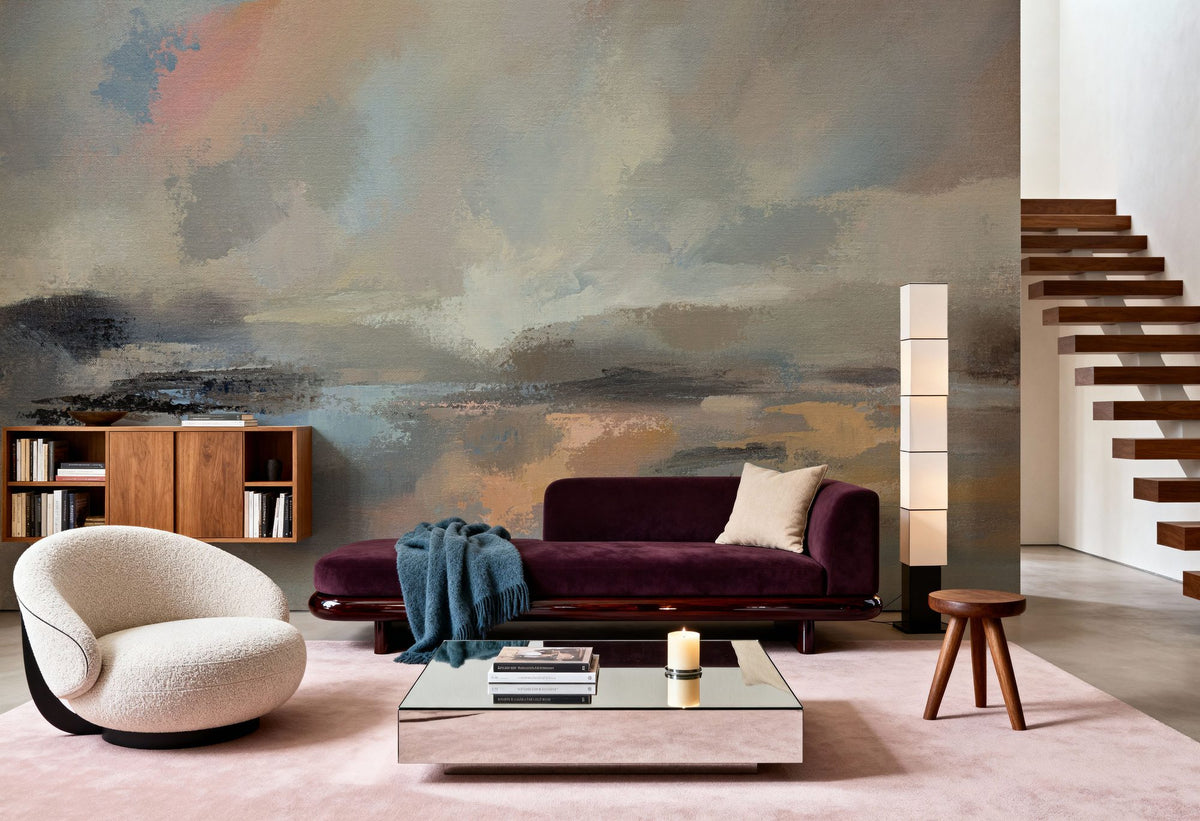 Oceanside Dusk Mural Wallpaper - room preview 03