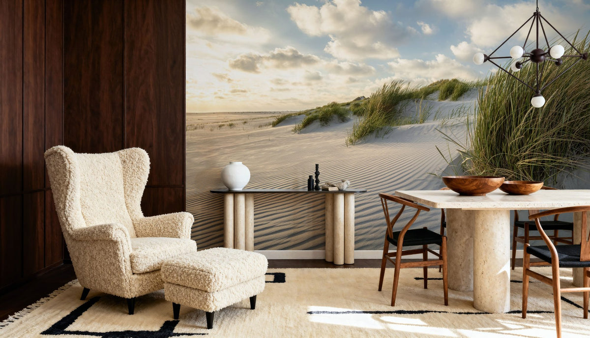 Grass Beach Mural Wallpaper - room preview 03