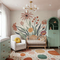 Cottage Botanical Mural Wallpaper - room preview 03