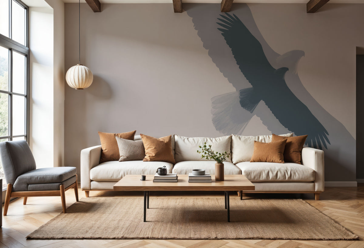 Double Eagle Flight Mural Wallpaper - room preview 03