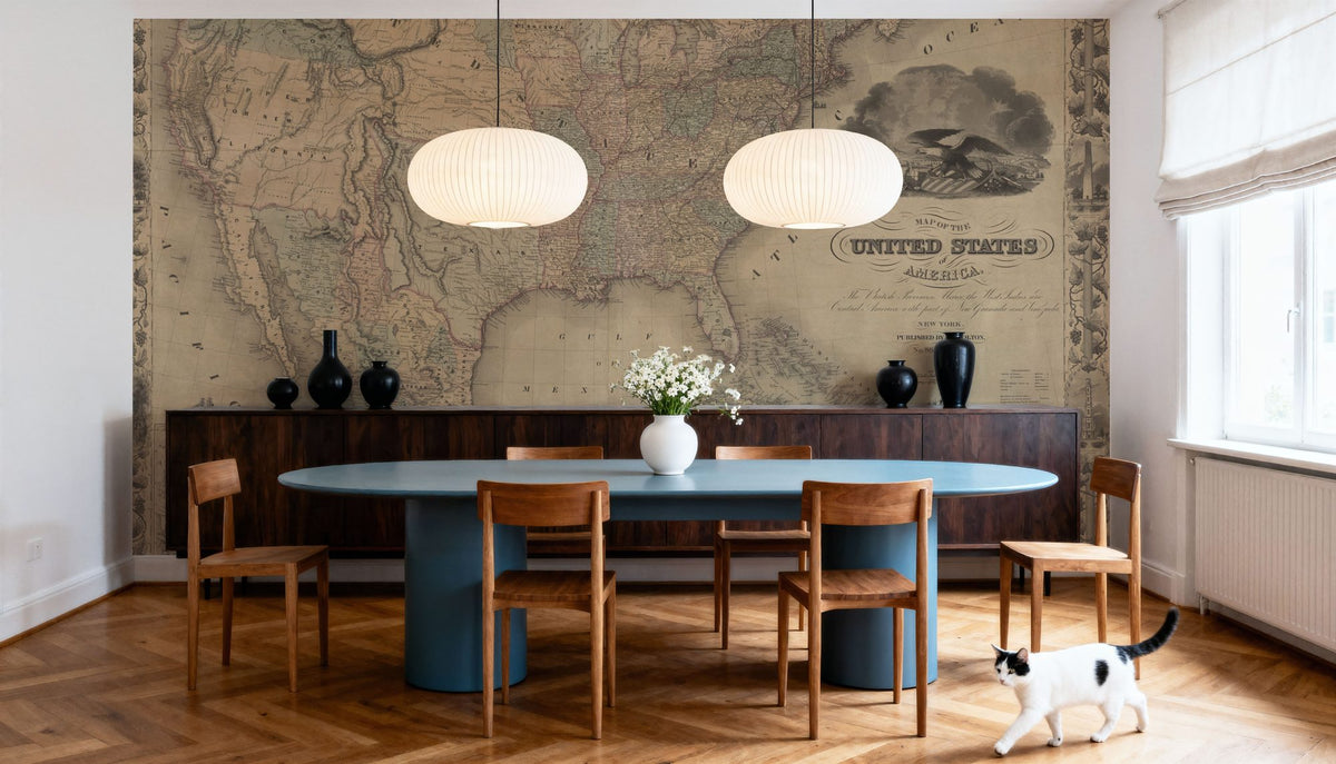 Dwellpaper Colton's Unites States Map 1850 Mural Wallpaper image 3