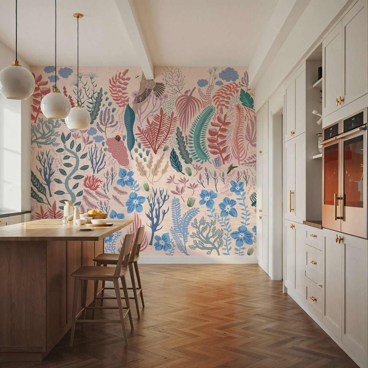 Ladybird Land Mural Wallpaper - room preview 03