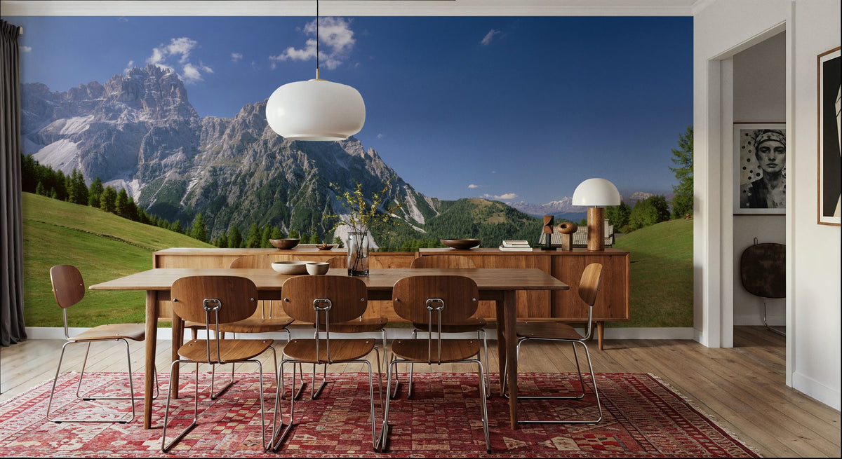 Mountain Cabin Retreat Mural Wallpaper - room preview 03