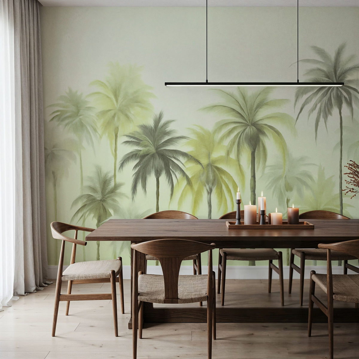 Tropical Palm Cove II Mural Wallpaper - room preview 03
