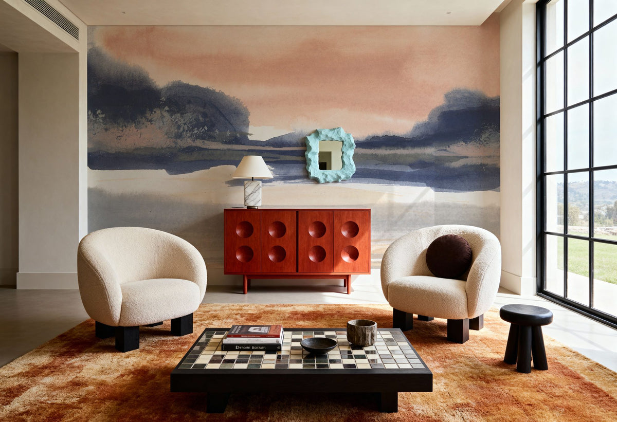 Dusk Dunes I Mural Wallpaper - room preview 03