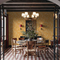 White Tulips Mural Wallpaper - room preview 03
