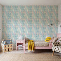 Ocean Waves Pastel Mural Wallpaper - room preview 03