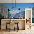 Yosemite Valley Mural Wallpaper - room preview 03