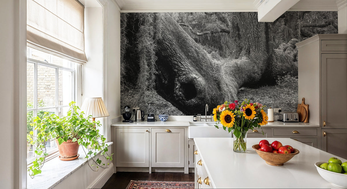 Ancient Whispers Oak Mural Wallpaper - room preview 03