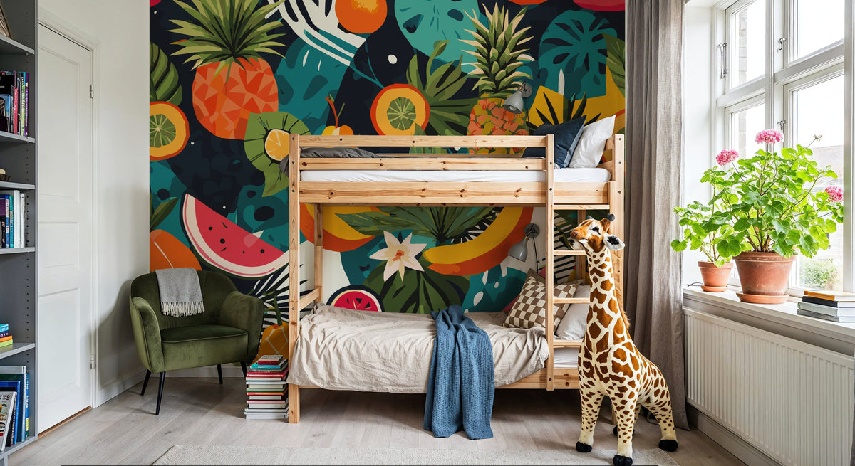 Tropical Fruits Mural Wallpaper - room preview 03