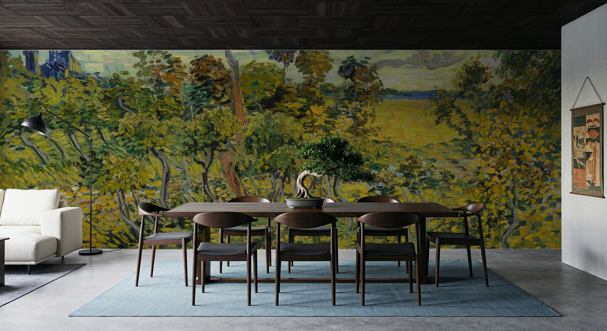 Sunset At Montmajour Mural Wallpaper - room preview 03