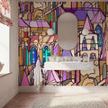 Wonderland Church Mural Wallpaper - room preview 03
