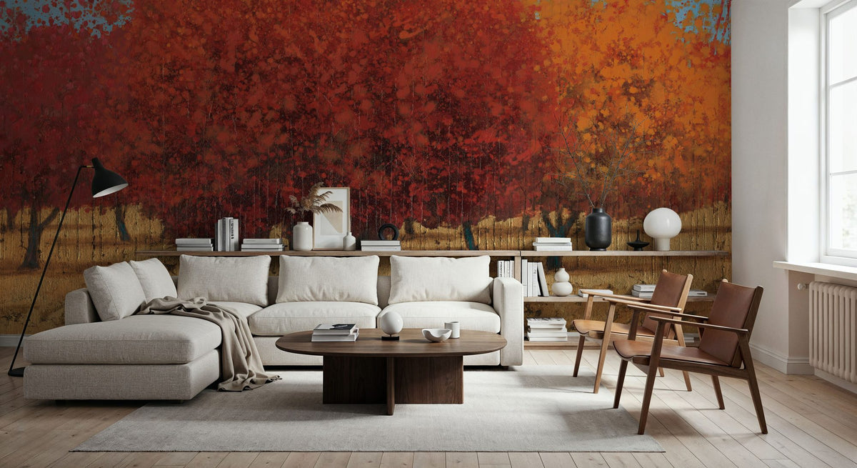 Orange Trees II Mural Wallpaper - room preview 03