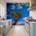 Joshua Tree Blue VII Mural Wallpaper - room preview 03