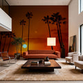 Redondo Beach Sunset Mural Wallpaper - room preview 03