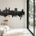 St John's Canada Skyline Black & White Mural Wallpaper - room preview 03