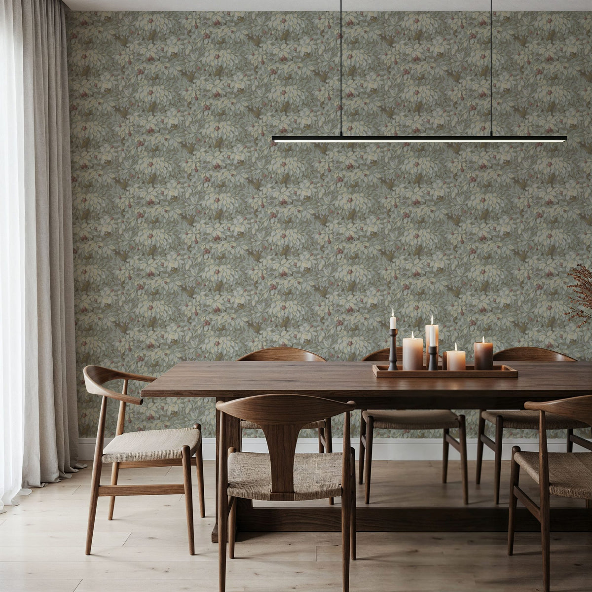 Fruit Tree Bower, Vintage Mural Wallpaper - room preview 03