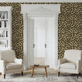 Leopard Skin Grrrrrr on Repeat Mural Wallpaper - room preview 03